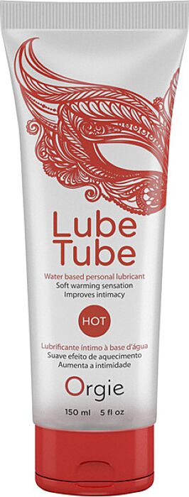 Water-Based Lubricant Orgie Lube Tube Hot with Warming Effect Water-Based Lubricant Orgie Lube Tube Hot with Warming Effect