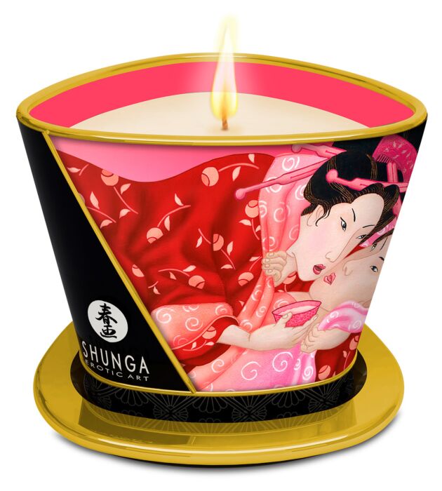 Shunga Massage Candle Cherry Blossom 170 ml