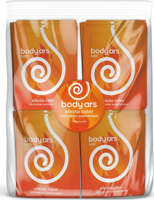 Body Ars Warming Effect Water-Based Lubricant 100 Monodoses
