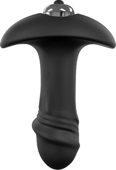 Anal Plug S Pleasures Twist with Vibration and Grooves Anal Plug S Pleasures Twist with Vibration and Grooves
