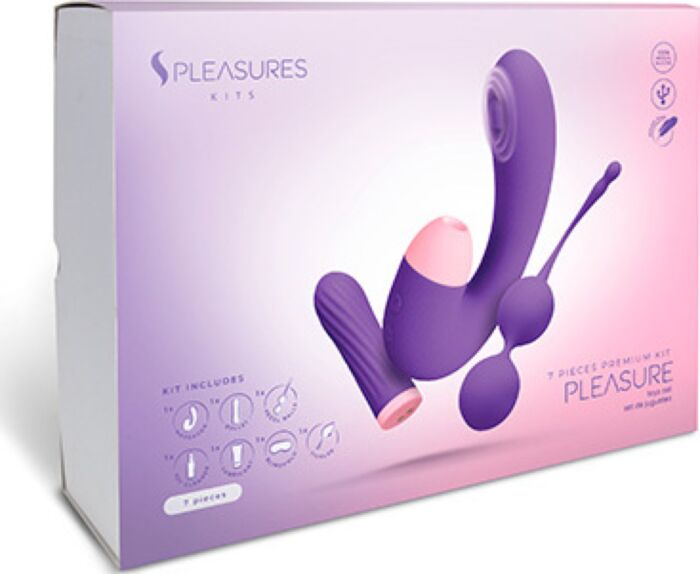 S Pleasures Kits Pleasure Kit – Rechargeable Silicone Set