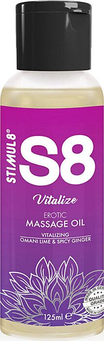 STIMUL8 S8 Vitalize Lime Massage Oil STIMUL8 S8 Vitalize Lime Massage Oil