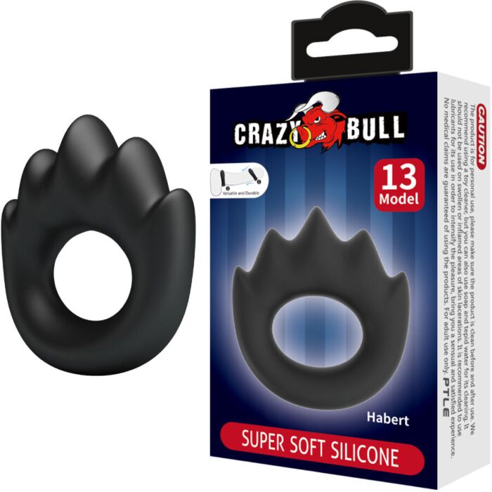 Vibrator Crazy Bull Model 13 Unique Silicone Ring