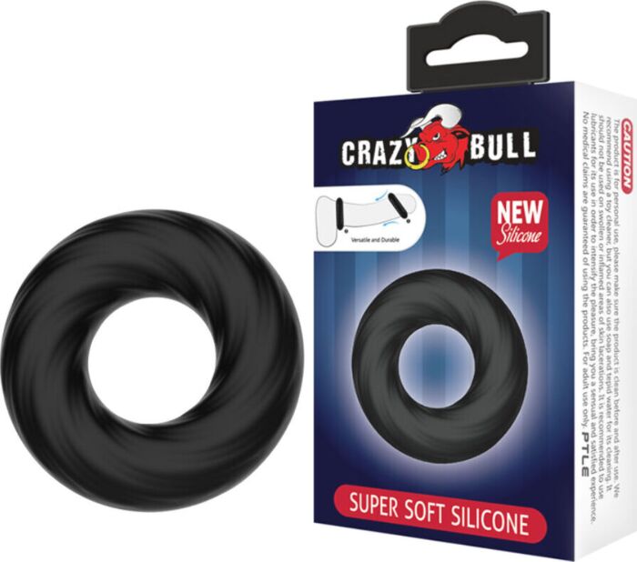 Silicone Ring Crazy Bull - Spiral Design for Comfort Silicone Ring Crazy Bull - Spiral Design for Comfort