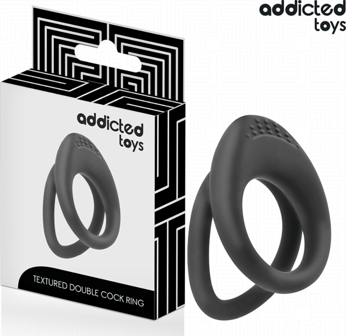 Double Textured Penis Ring Addicted Toys - Ultimate Pleasure