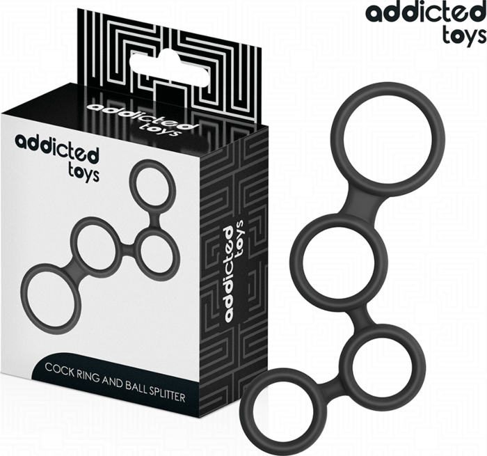 Cock Ring Addicted Toys with Ball Dividers
