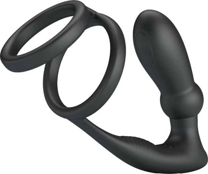 Vibrator Pretty Love Emori Dual Pleasure Black Vibrator Pretty Love Emori Dual Pleasure Black