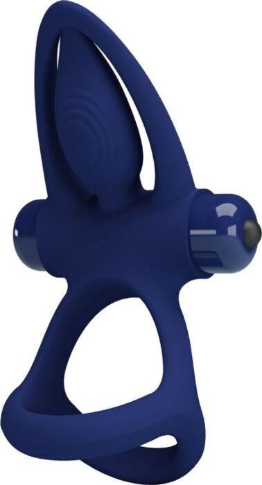 Vibrator Pretty Love Double Ring Blue