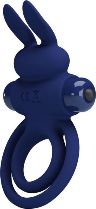 Vibrator Pretty Love Darey Rabbit Ring - Blue Delight