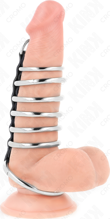 Metal Penis Ring KINK 7-Connected for Pleasure