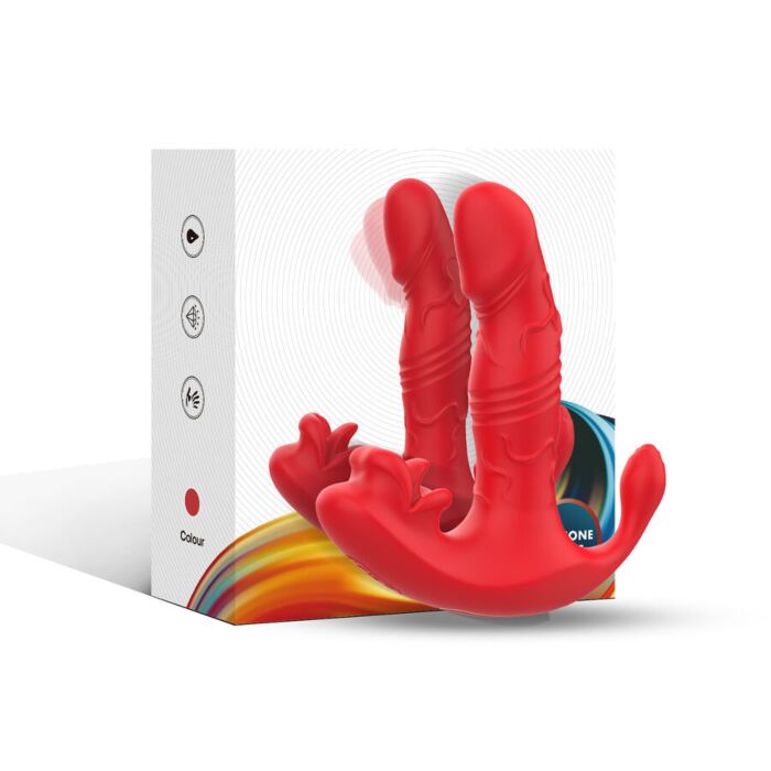 ARMONY - ANAL VIBRATOR PANTY C AND G-SPOT STIMULATOR REMOTE CONTROL RED ARMONY - ANAL VIBRATOR PANTY C AND G-SPOT STIMULATOR REMOTE CONTROL RED