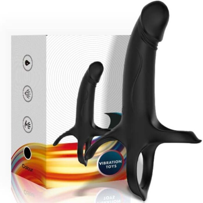 ARMONY - DILDO WITH RING & VIBRATOR BLACK ARMONY - DILDO WITH RING & VIBRATOR BLACK