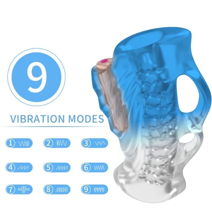 ARMONY - MASTURBATOR FINGER & VIBRATOR BLUE GRADIENT ARMONY - MASTURBATOR FINGER & VIBRATOR BLUE GRADIENT