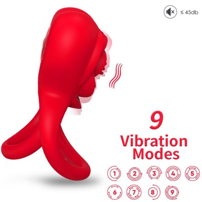 ARMONY - RING VIBRATOR HEART RED ARMONY - RING VIBRATOR HEART RED