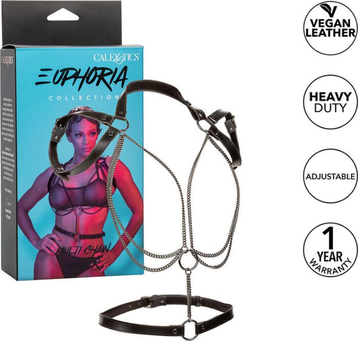 BDSM Harness Calexotics Euphoria Multi Chain
