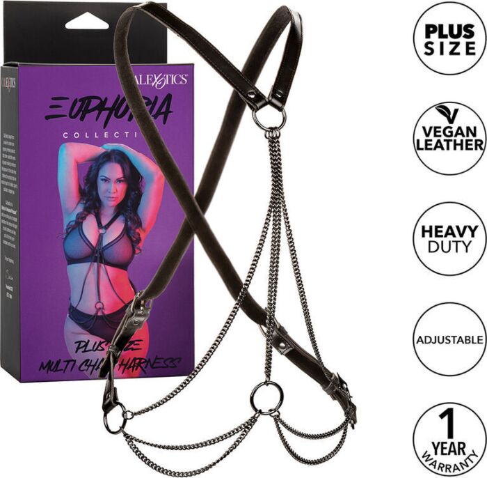 BDSM Harness CalExotics Euphoria Plus Size Premium