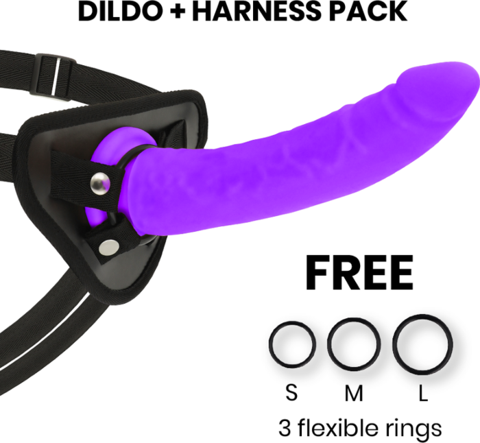 DELTACLUB Strap-on Dildo 23cm Medical Silicone DELTACLUB Strap-on Dildo 23cm Medical Silicone