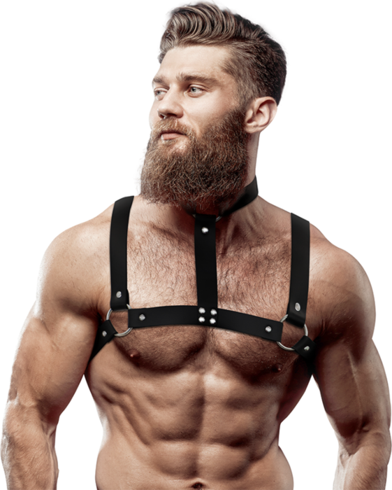 Submissive Eco-Leather Harness for Men