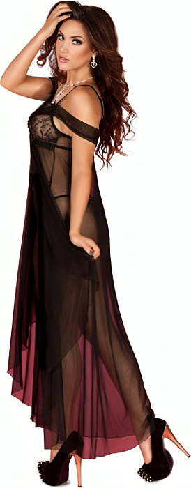 Babydoll Nightwear Chilirose CR 3716 Elegant Black