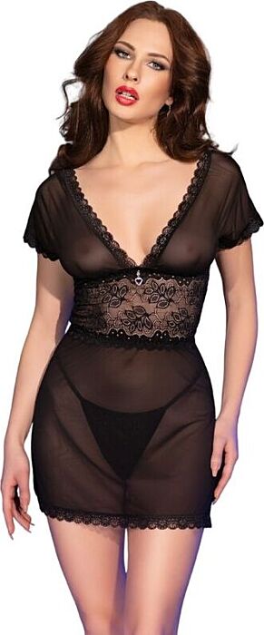 Babydoll Black ChiliRose CR 4830 Elegant Design