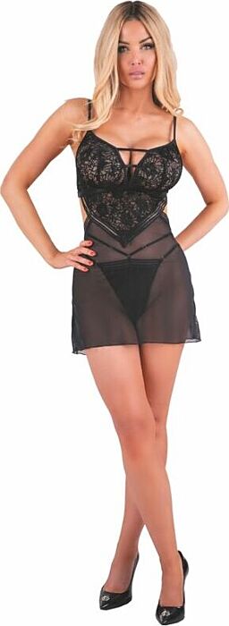 Babydoll Set LIVCO Corsetti Elegant Black L/XL