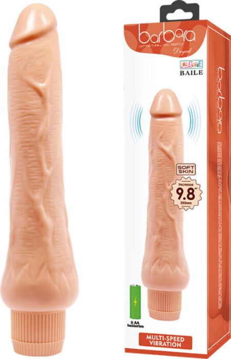 Realistic Vibrator Baile Barbara 25 cm with Adjustable Speeds Realistic Vibrator Baile Barbara 25 cm with Adjustable Speeds