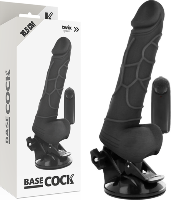 Realistic Remote Vibrator, 18.5cm - Black