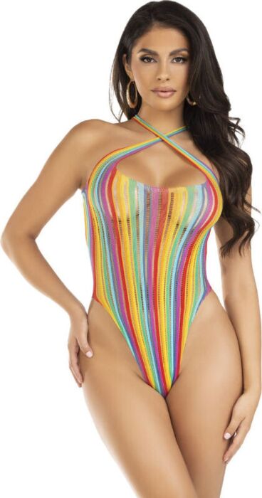 Body Suit Leg Avenue Multicolour Halter Style Body Suit Leg Avenue Multicolour Halter Style