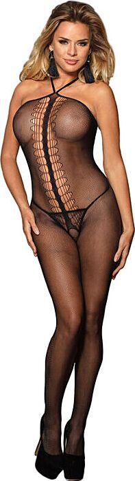 Bodystocking Sublime SUBBLIME Halter Black