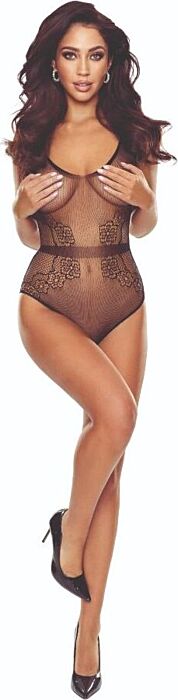 Bodystocking Passion BS115 Black | Sensual Elegance