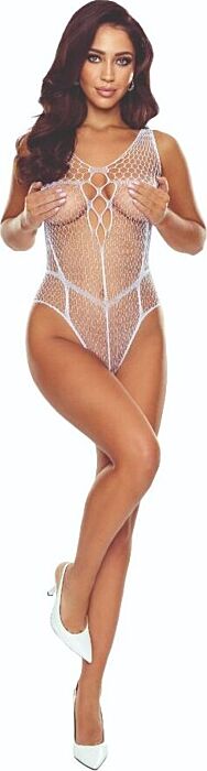Bodystocking Passion BS114 White Mesh Sensation Bodystocking Passion BS114 White Mesh Sensation