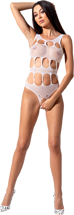 Bodystocking Passion Woman BS083 White Teddy