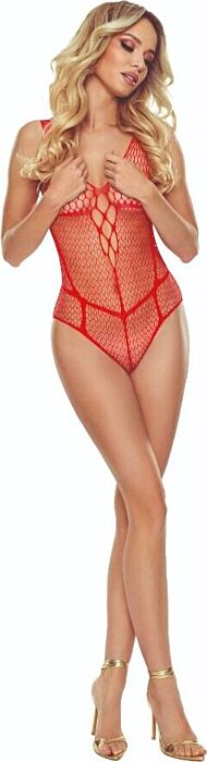 Bodystocking Passion BS114 Red | Ultimate Seduction