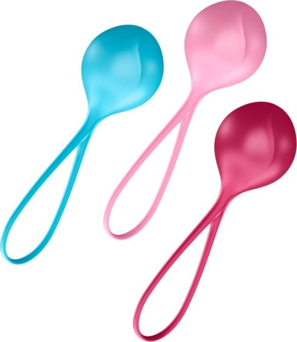 SATISFYER Loveballs Training Set — 3 Weighted Balls SATISFYER Loveballs Training Set — 3 Weighted Balls
