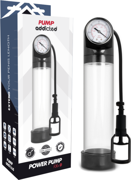 Erection Pump Pump Addicted RX9 Transparent