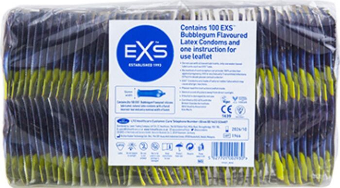 Exs - bubble gum flavor - 100 pack Exs - bubble gum flavor - 100 pack