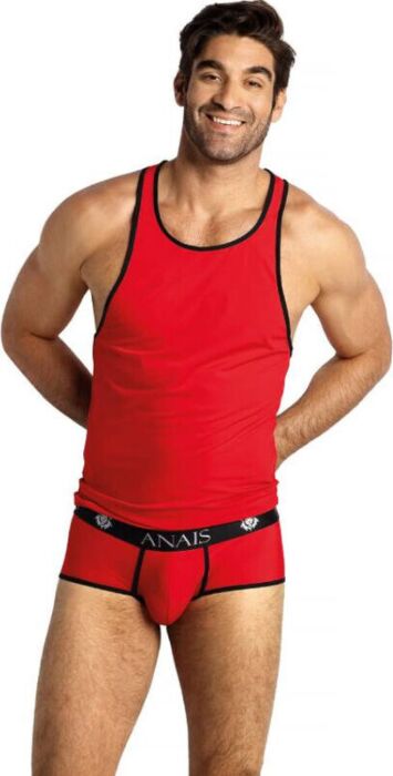 Red Microfiber T-Shirt "Masculine Seduction