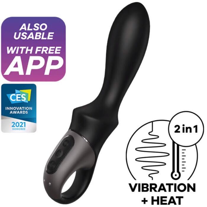 ClimaxHeat Anal Vibrator - Black ClimaxHeat Anal Vibrator - Black