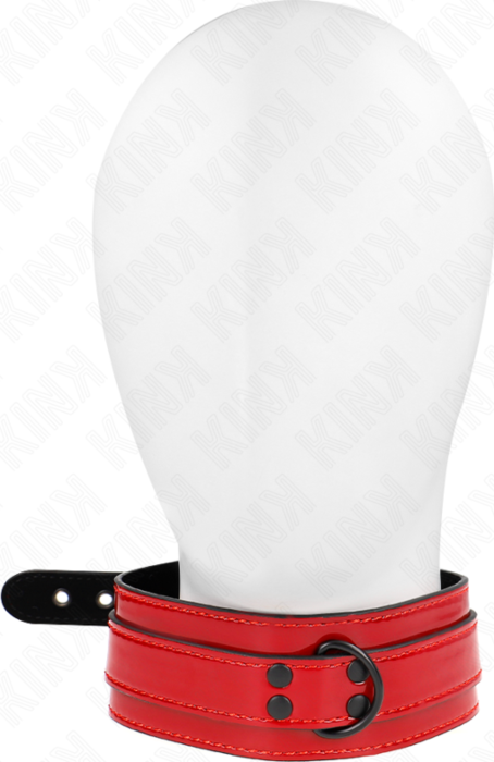 KINK Adjustable Collar Red Wine | BDSM Elegance