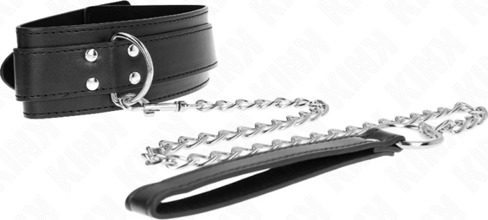 BDSM Collar KINK Adjustable Silver Buckles