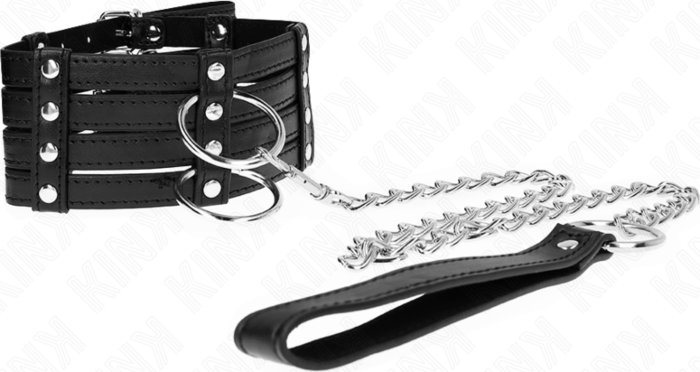 KINK Collar & Leash Adjustable BDSM Elegance