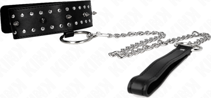 BDSM Collar KINK Adjustable 116cm with Leash