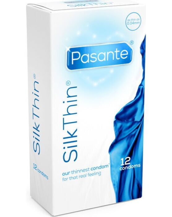 Condom Pasante Silk Thin 12 Units - Ultra-Thin Latex
