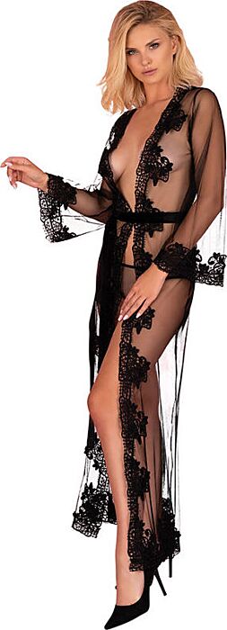 LivCo Corsetti Nokina dressing gown set with tie