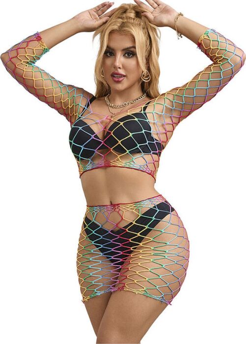 Lingerie Set Subblime 952440 Rainbow Elegance
