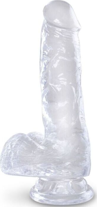 KING COCK Clear Realistic Dildo 13.5cm KING COCK Clear Realistic Dildo 13.5cm