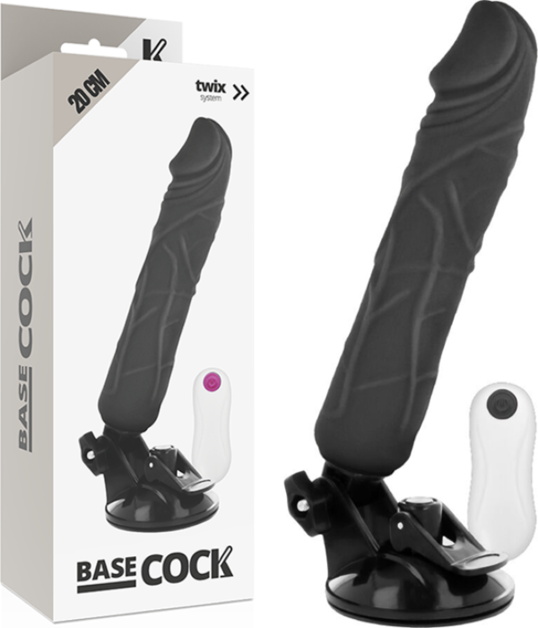 Total Control Black Vibrator 20 cm