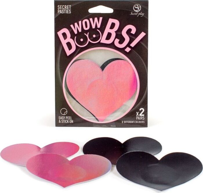 Nipple Covers SecretPlay WOW BOOBS! Heart Shape