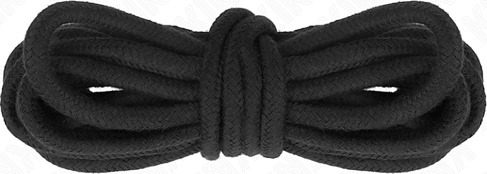 Kink Rope Arts Cotton Rope 10m Black - Bondage Bliss