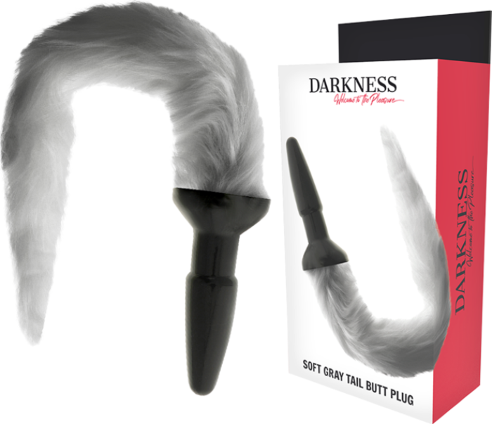 Shiny Gray Anal Plug